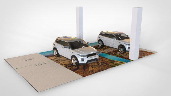 Land Rover Trickeye Floor Mural @ Leng Kee Showroom