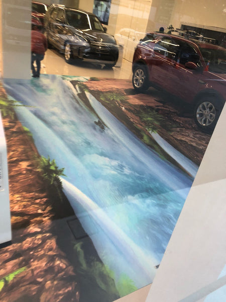 Land Rover Trickeye Floor Mural @ Leng Kee Showroom