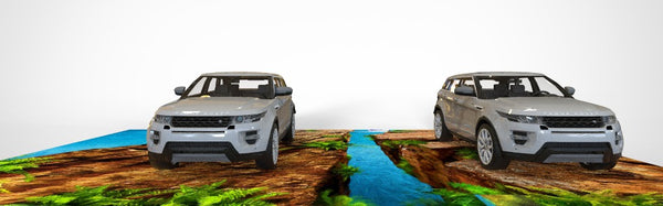 Land Rover Trickeye Floor Mural @ Leng Kee Showroom