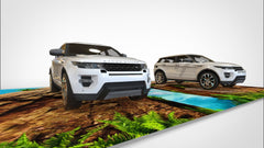 Land Rover Trickeye Floor Mural @ Leng Kee Showroom Exhibition Booth Design