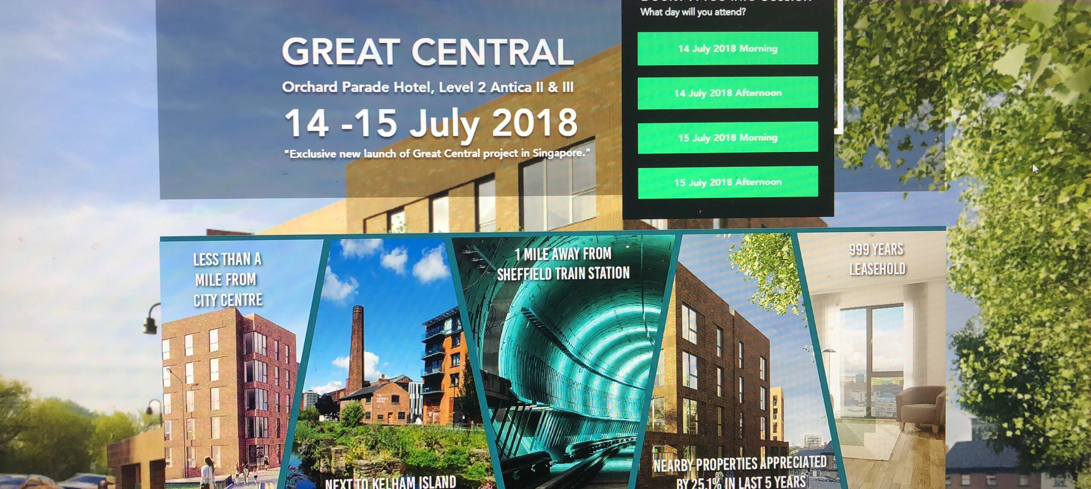 Great Central UK Property Marketing & Private Sale Event @ Orchard Parade Hotel | Great Central UK Property Marketing & Private Sale Event @ Orchard Parade Hotel