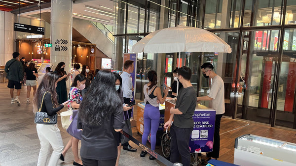 Ice Cream Activation @ Orchard Central by Far East Malls | AV rental Singapore | Ooffle
