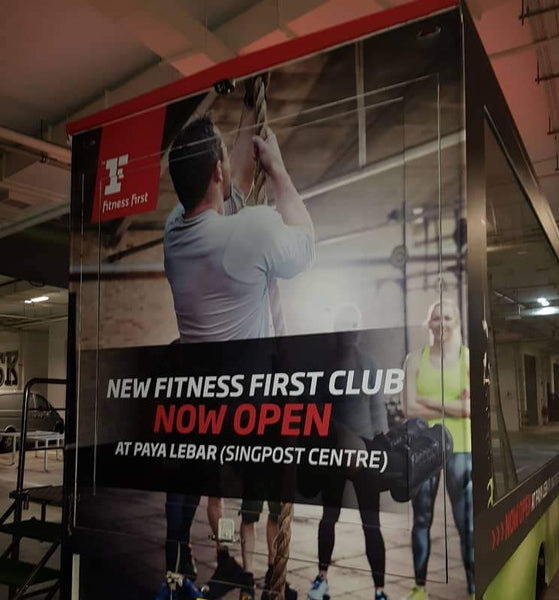 Roving Mobile Truck for Fitness First Paya Lebar Opening @ 3 locations