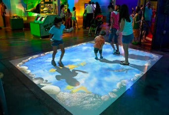 Waterway Point Interactive Floor Projection Experiential Installation