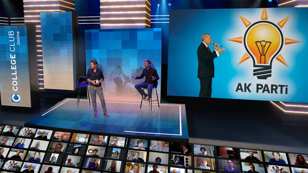 3D Virtual Event Smart Augmented Reality Conference