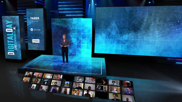 3D Virtual Event Smart Augmented Reality Conference