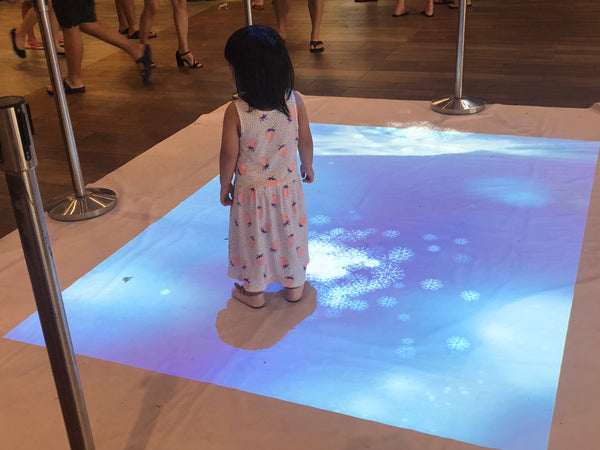 Waterway Point Interactive Floor Projection Experiential Installation