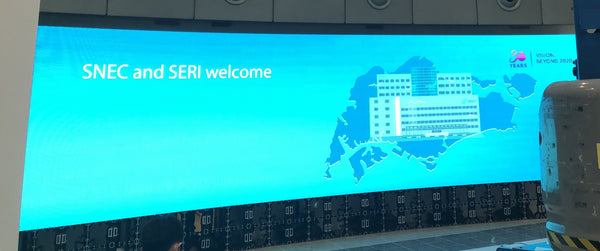 SNEC LED Wall Installation @ Singapore National Eye Centre