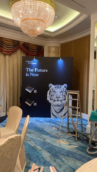 Mckinsey Showcase & Standee Fabrication @ Shangri-La Hotel