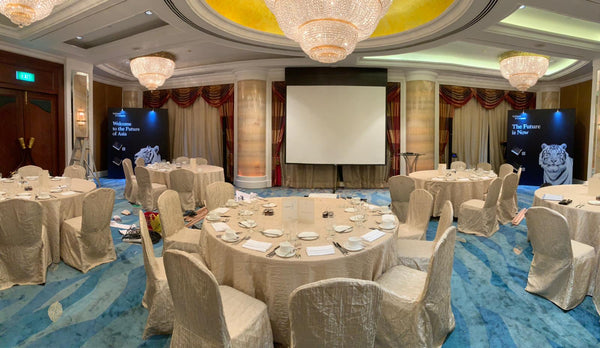 Mckinsey Showcase & Standee Fabrication @ Shangri-La Hotel Exhibition Booth Design | Ooffle