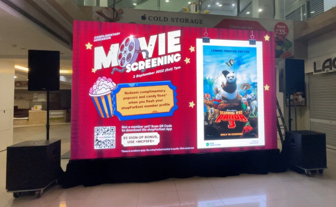 Kung Fu Panda Movie Screening @ West Coast Plaza | AV rental Singapore | Ooffle | Kung Fu Panda Movie Screening @ West Coast Plaza