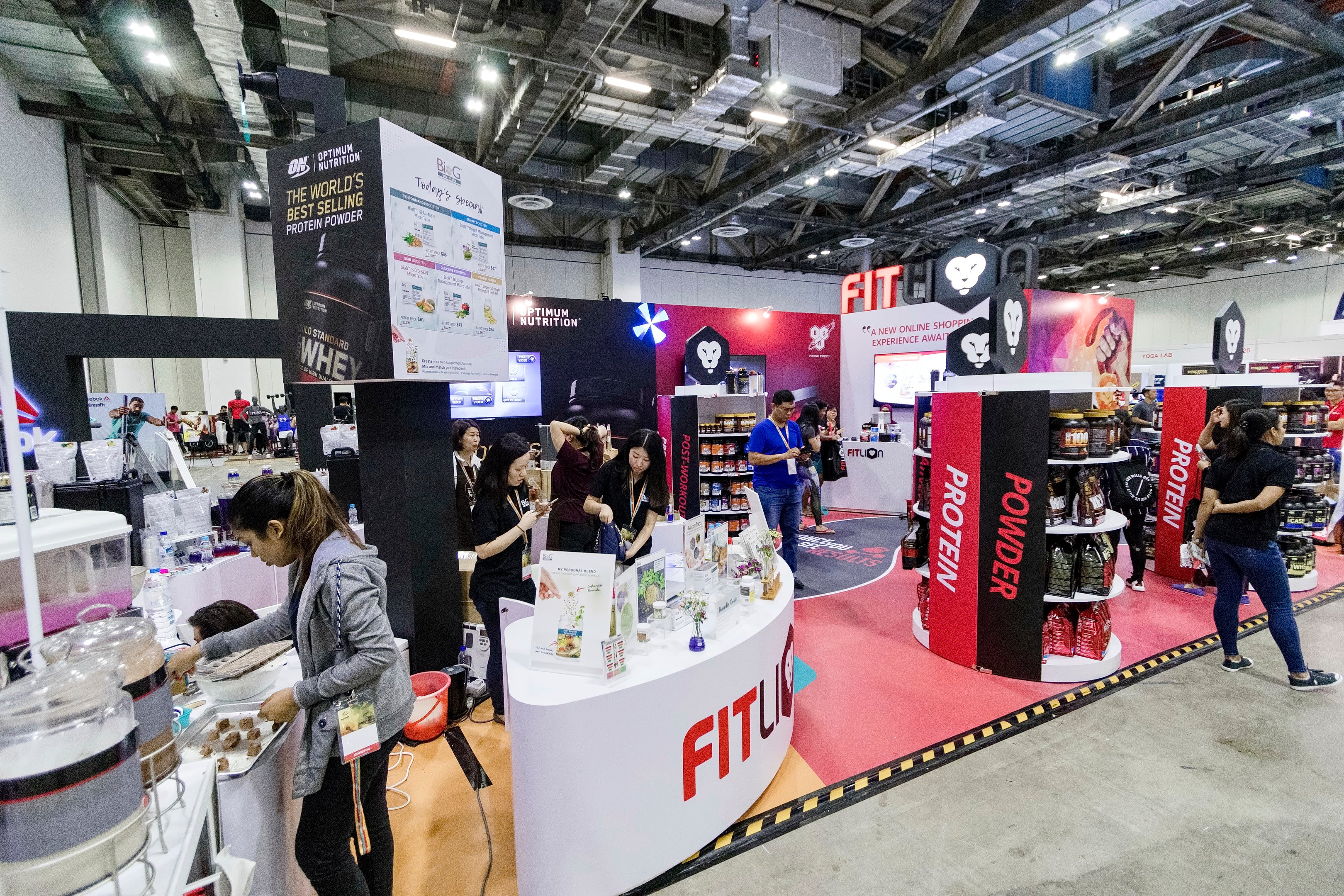 Fitlion ActiFITasia Exhibition 2018 @ MBS Convention Exhibition Booth Design | Ooffle | Fitlion ActiFITasia Exhibition 2018 @ MBS Convention