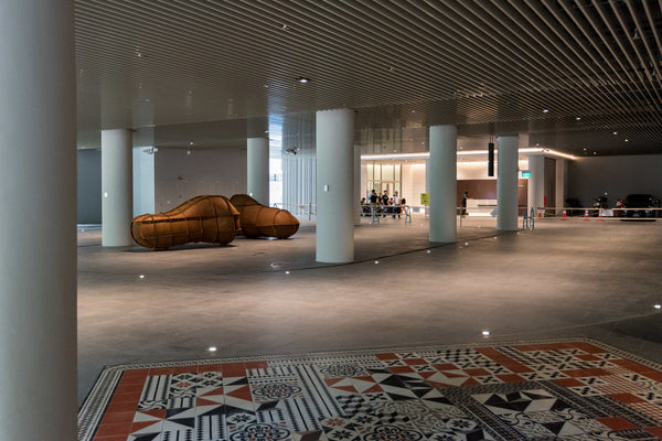 Moving Head Effects Gobo Lighting Installation for Msocial Lobby Ambience