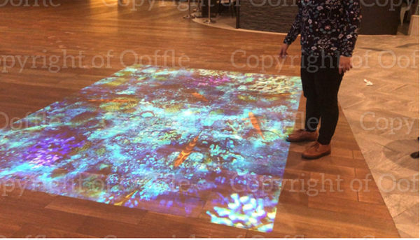 Interactive Gesture Projection Wall or Floor Projection
