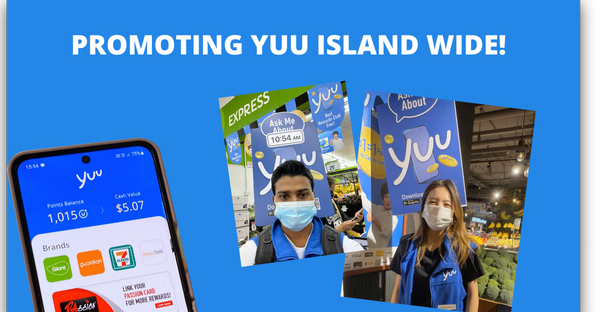 Yuu Activation Campaign @ Dairy Farm Retail Outlets Cold Storage, Giant, Guardian | AV rental Singapore | Ooffle