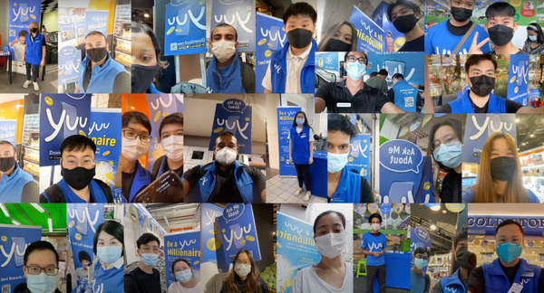 Yuu Activation Campaign @ Dairy Farm Retail Outlets Cold Storage, Giant, Guardian