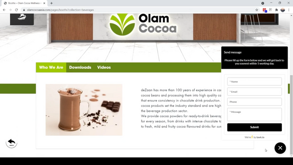 Olam Cocoa Webinar-Powered by Interactive Website