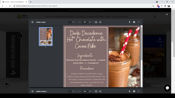 Olam Cocoa Webinar-Powered by Interactive Website