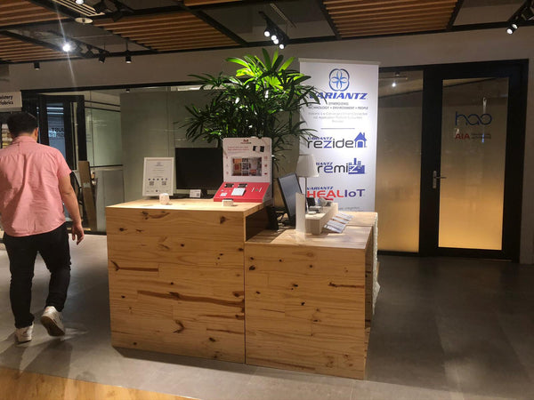 WWF roadshow campaign exhibition booth rendering