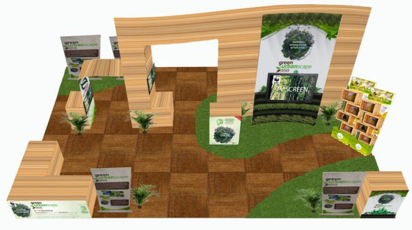 WWF roadshow campaign exhibition booth rendering | WWF roadshow campaign exhibition booth rendering