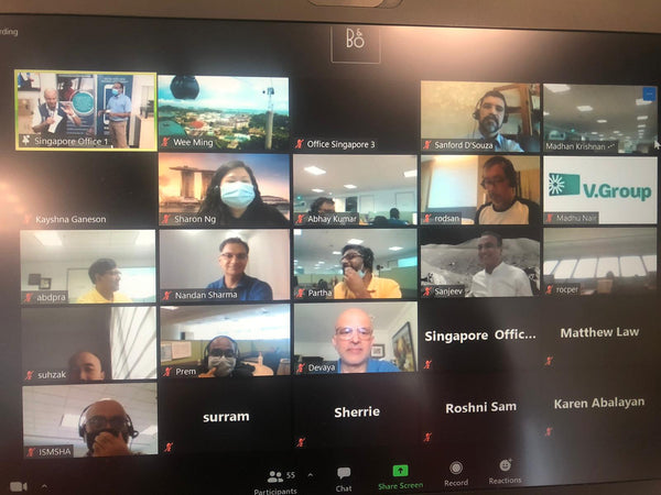V.Ships Asia Group Pte. Ltd. Group virtual event at The Concourse