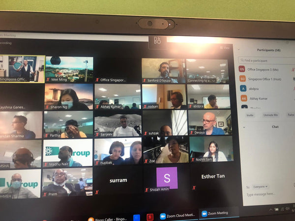 V.Ships Asia Group Pte. Ltd. Group virtual event at The Concourse