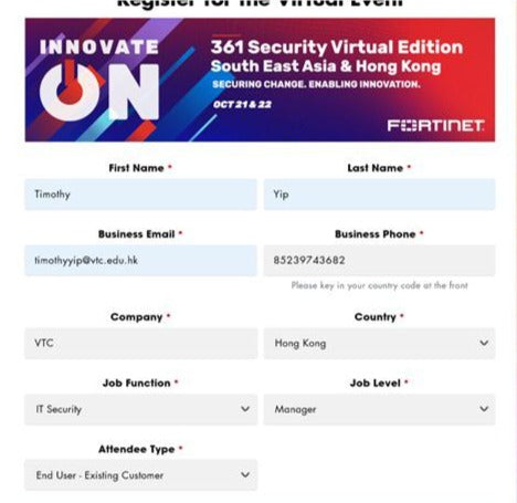 Fortinet South East Asia & Hong Kong 361 Security Virtual Edition