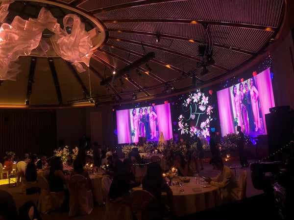 Prestigious Wedding Immersive 3D Mapping Luxury @ Capella, Singapore