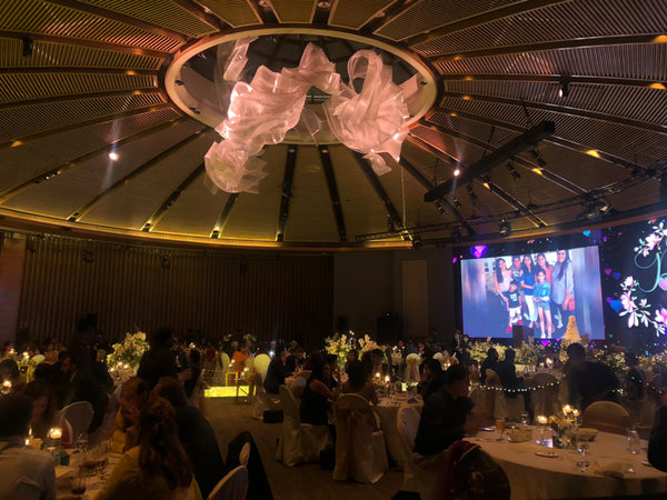 Prestigious Wedding Immersive 3D Mapping Luxury @ Capella, Singapore