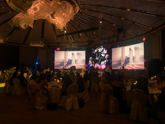 3d projection mapping Singapore Prestigious Wedding Immersive 3D Mapping Luxury @ Capella, Singapore