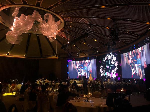 Prestigious Wedding Immersive 3D Mapping Luxury @ Capella, Singapore