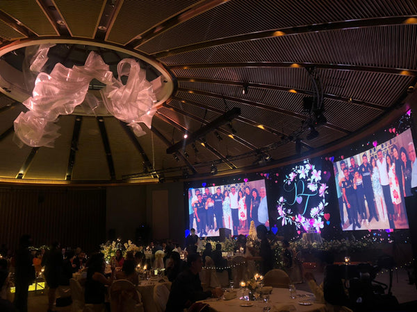 Prestigious Wedding Immersive 3D Mapping Luxury @ Capella, Singapore