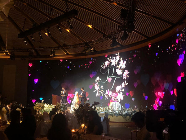 Prestigious Wedding Immersive 3D Mapping Luxury @ Capella, Singapore