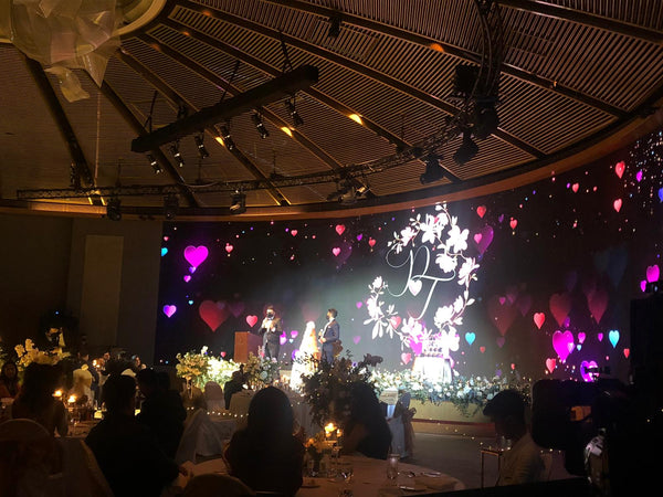 Prestigious Wedding Immersive 3D Mapping Luxury @ Capella, Singapore