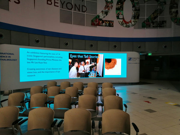SNEC LED Wall Installation @ Singapore National Eye Centre