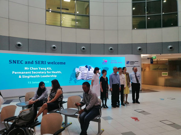 SNEC LED Wall Installation @ Singapore National Eye Centre