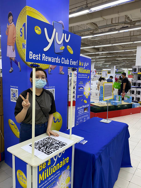 Yuu Activation Campaign @ Dairy Farm Retail Outlets Cold Storage, Giant, Guardian