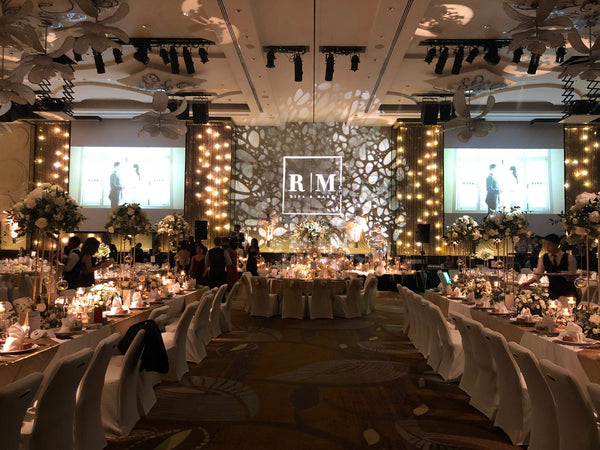 Artistic Gobo Projection for Wedding @ W Hotel | Artistic Gobo Projection for Wedding @ W Hotel