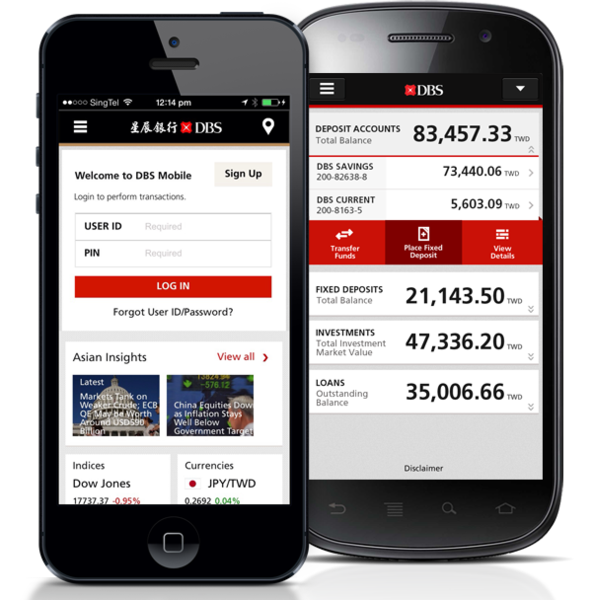 Regional DBS Mobile Banking User Experience Design