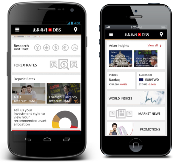 Regional DBS Mobile Banking User Experience Design