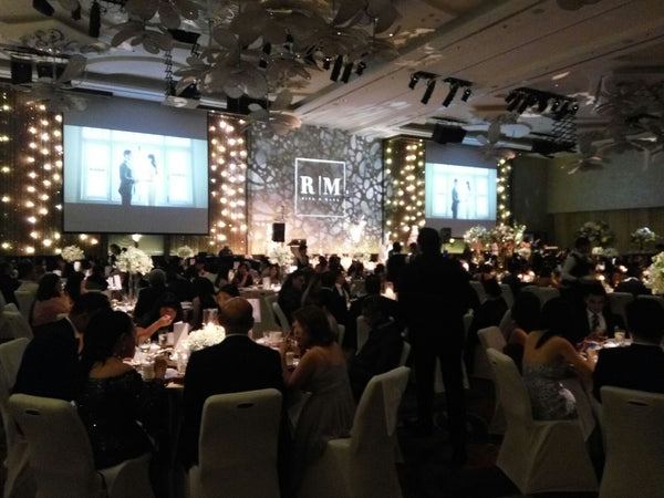 Artistic Gobo Projection for Wedding @ W Hotel