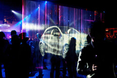 Event Management Company in Singapore Fog Screen Entrance Display / Fog Wall | event planner singapore | Ooffle