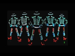 Dynamic Technicolor LED / Tron Dancers Color changing with Laser