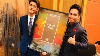 Vivo X21 launch UV Glow Fire Painting @ MBS