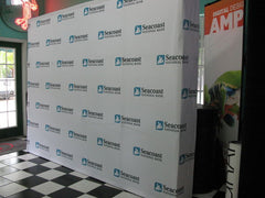 Backdrop for Reception (3D Pop-Up System Backing) | AV rental Singapore | Ooffle