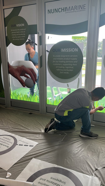 Nunchi Marine Viewing Gallery Set Up @ HSBC Women's Championship