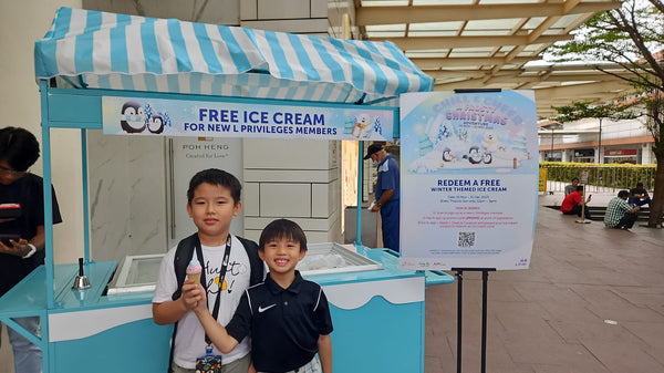 Linkreit - A Frosty Christmas Adventure Pop Up @ AMK Hub, Jurong Point, and Thomson Plaza