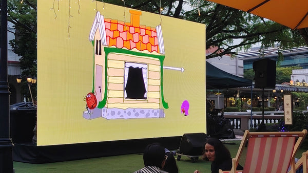 CHIJMES Outdoor LED Wall & Audio for Movie Screening 2025 @ CHIJMES