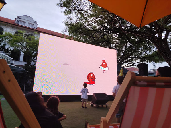CHIJMES Outdoor LED Wall & Audio for Movie Screening 2025 @ CHIJMES