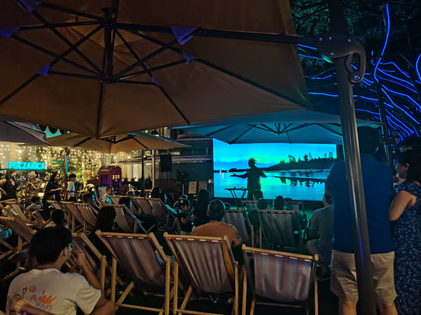 CHIJMES Outdoor LED Wall & Audio for Movie Screening 2025 @ CHIJMES